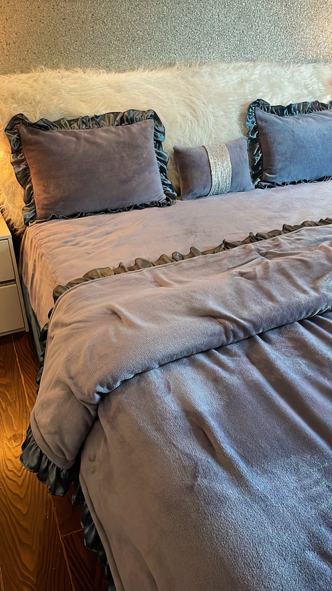 Flannel bedding set