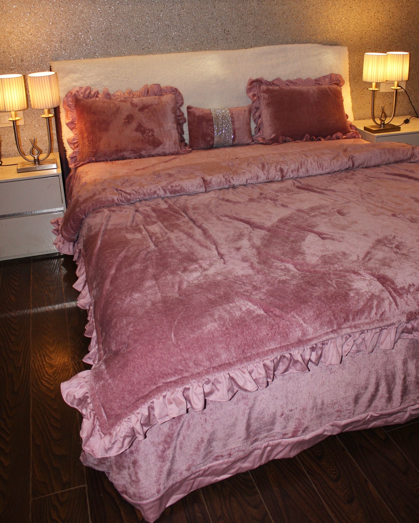 Flannel bedding set
