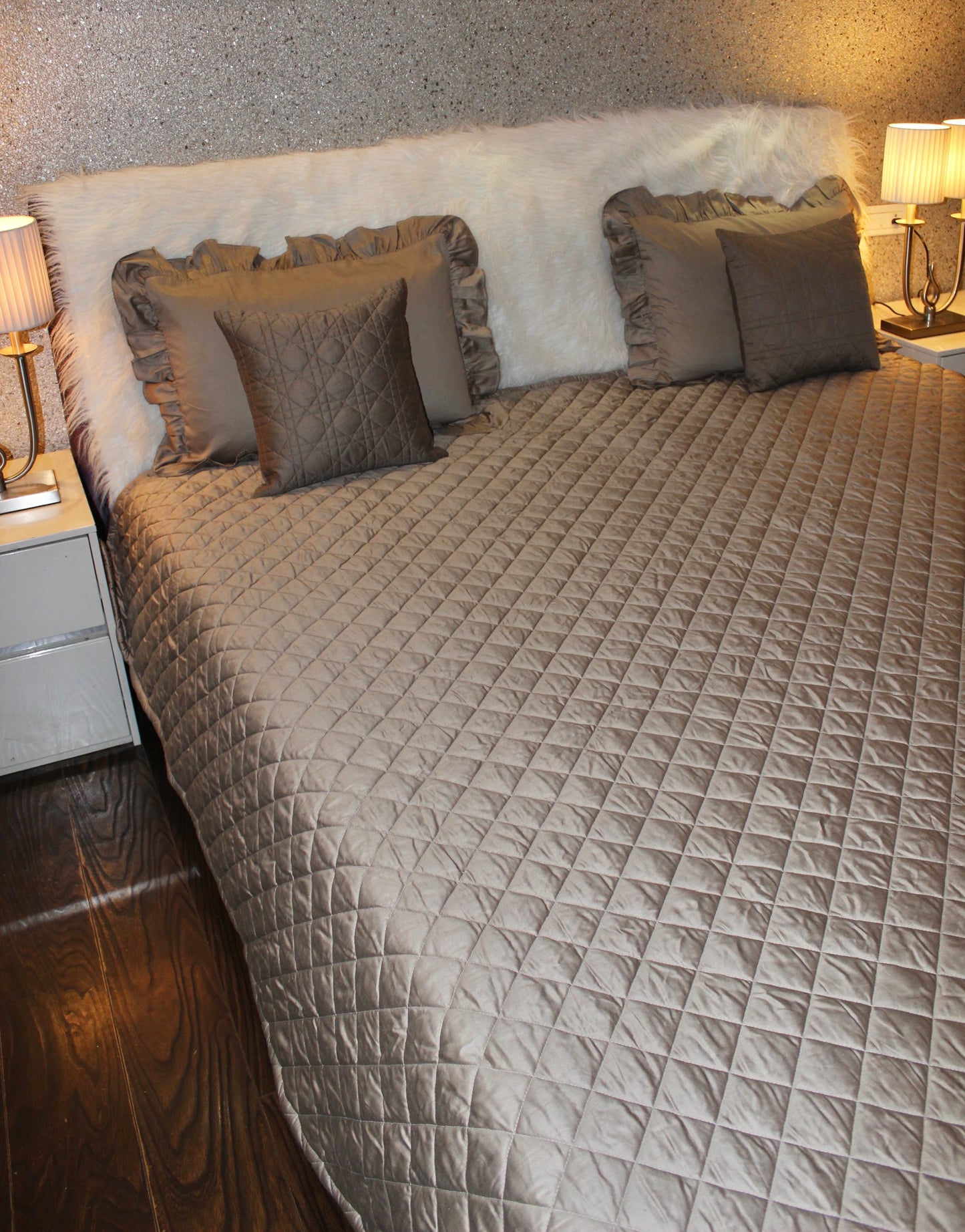 Diamond Quilted Bedcover