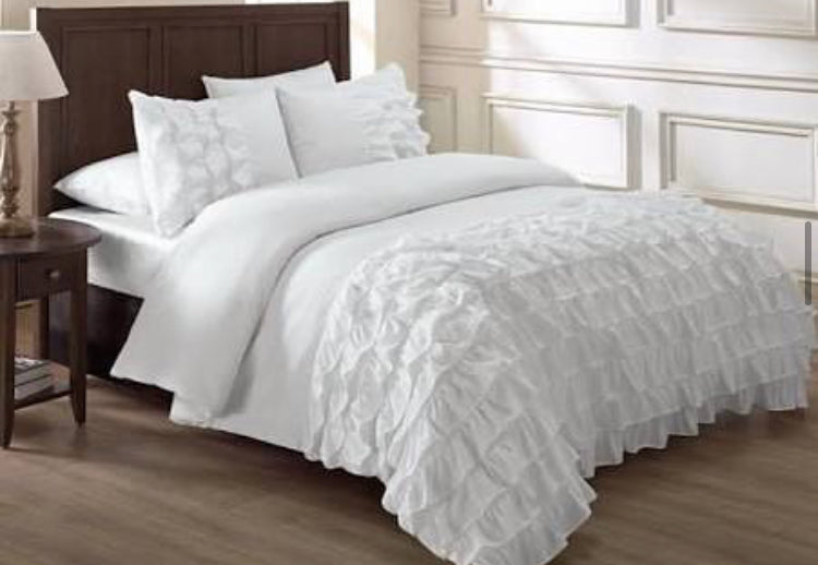 10 frill duvet cover