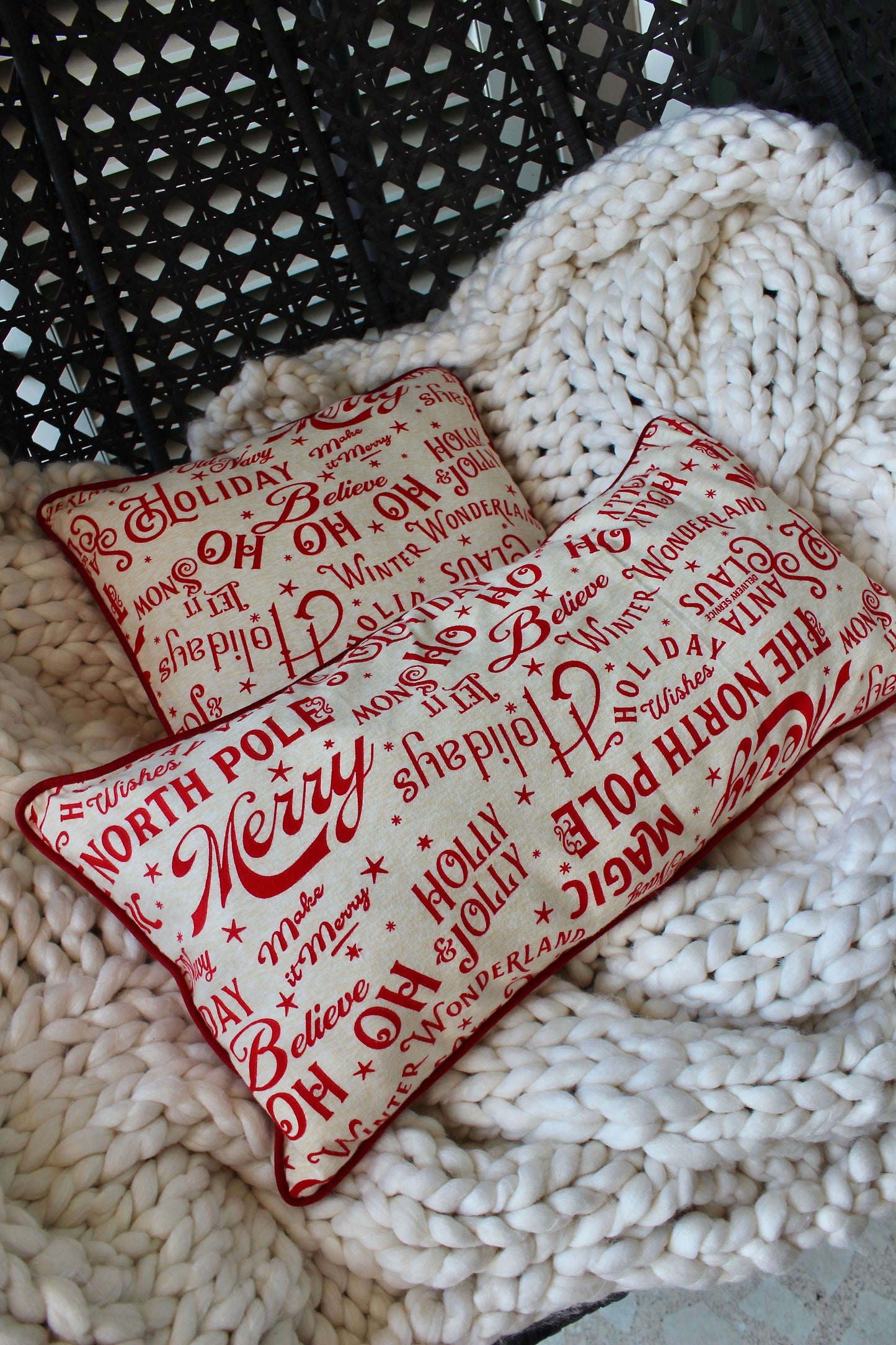 Winter wonderland cushion