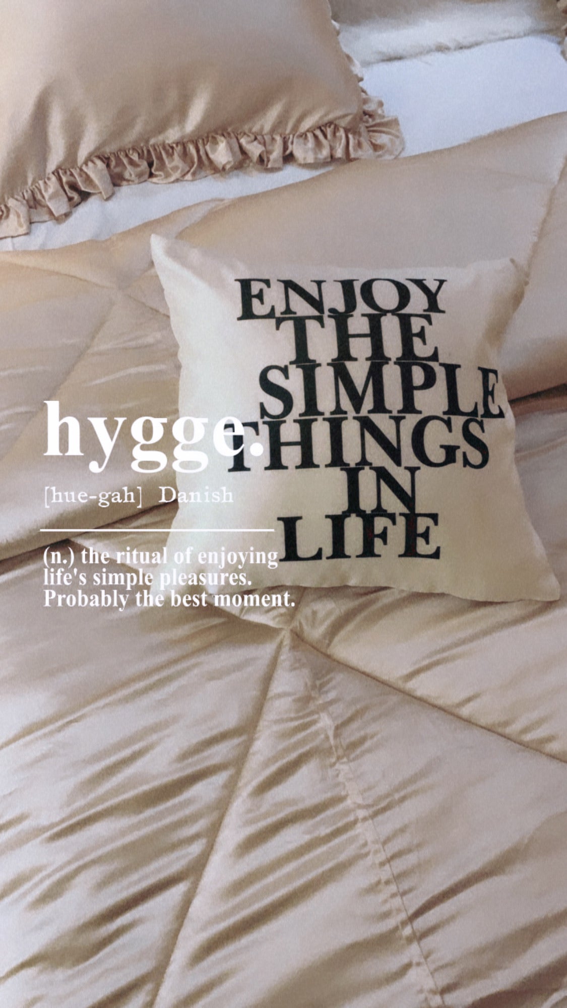 Enjoy the simple cushion