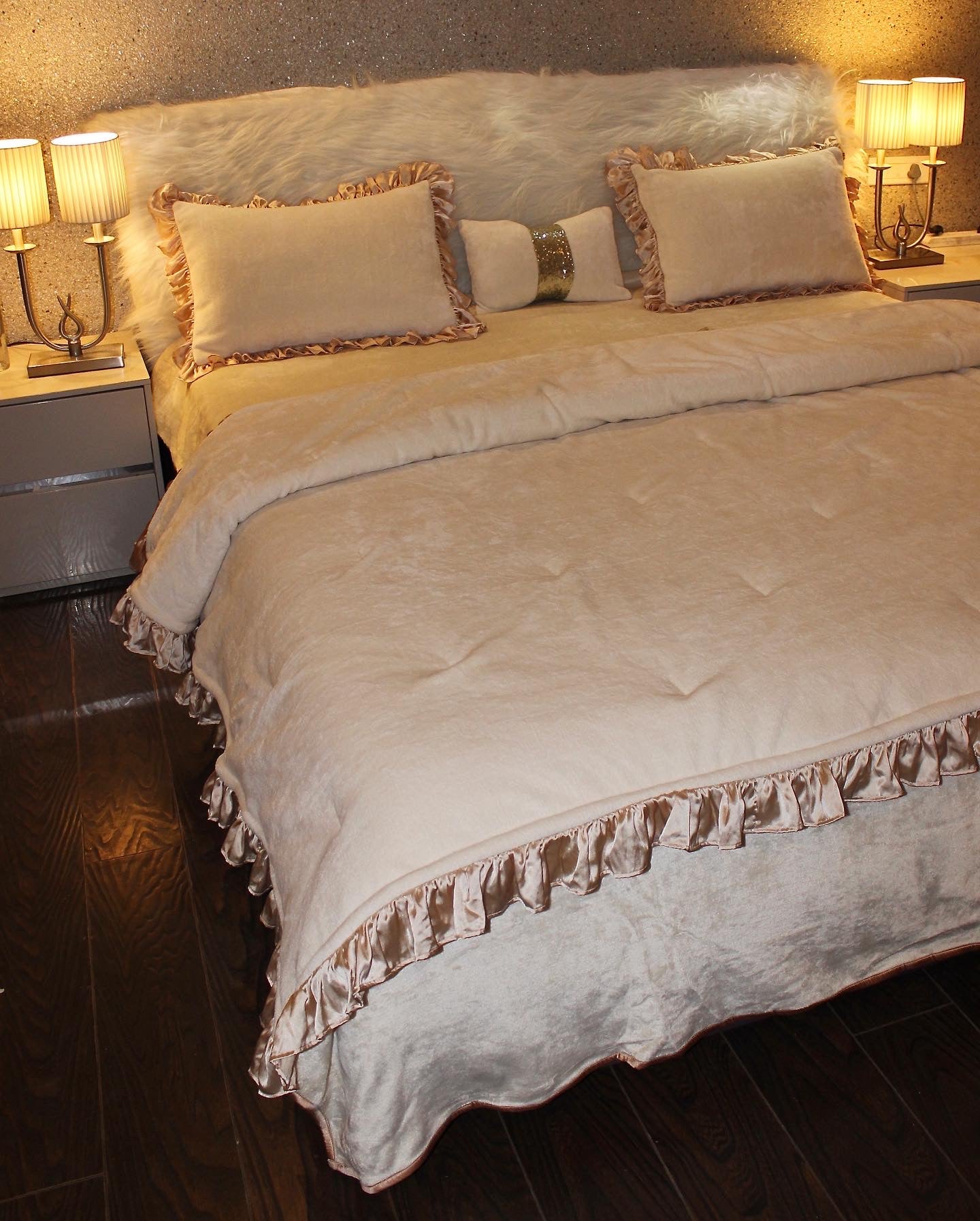 Flannel bedding set