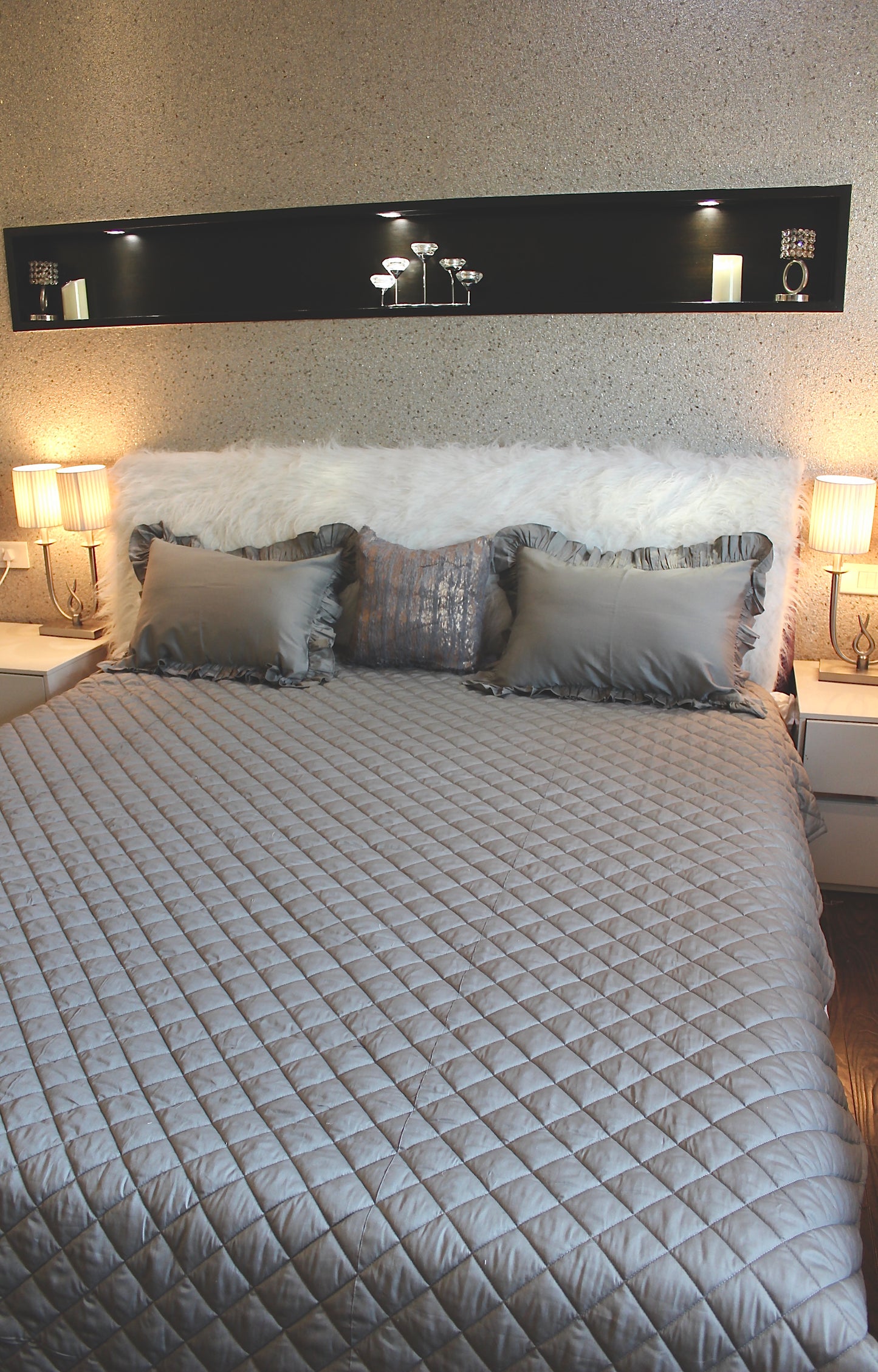 Diamond Quilted Bedcover