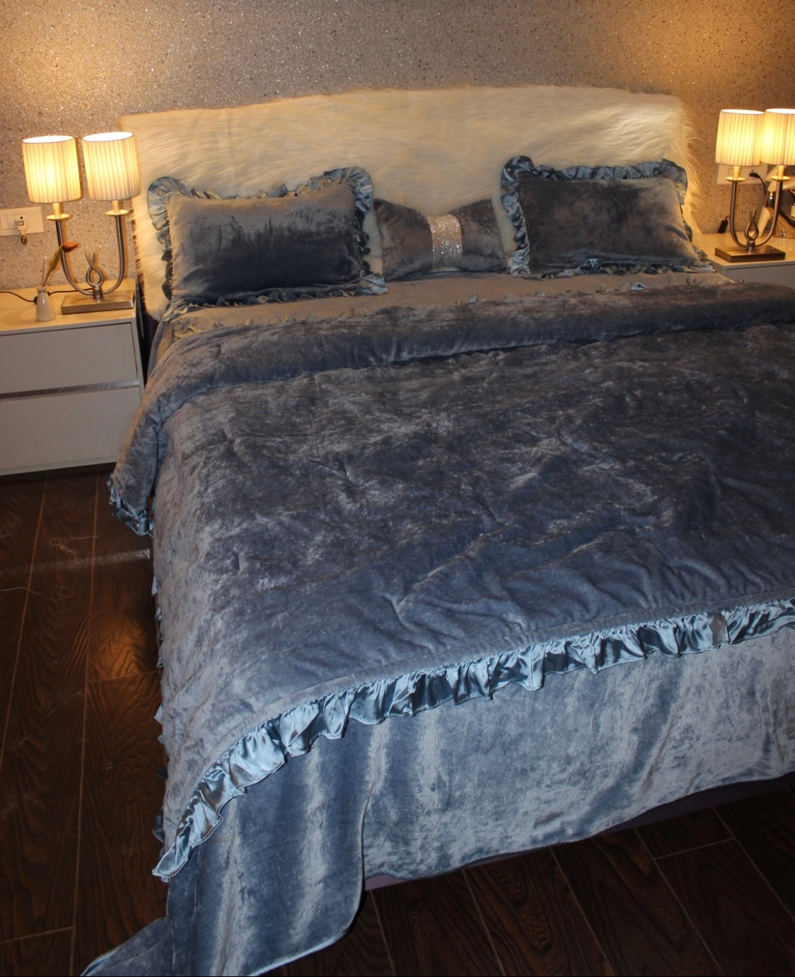 Flannel bedding set