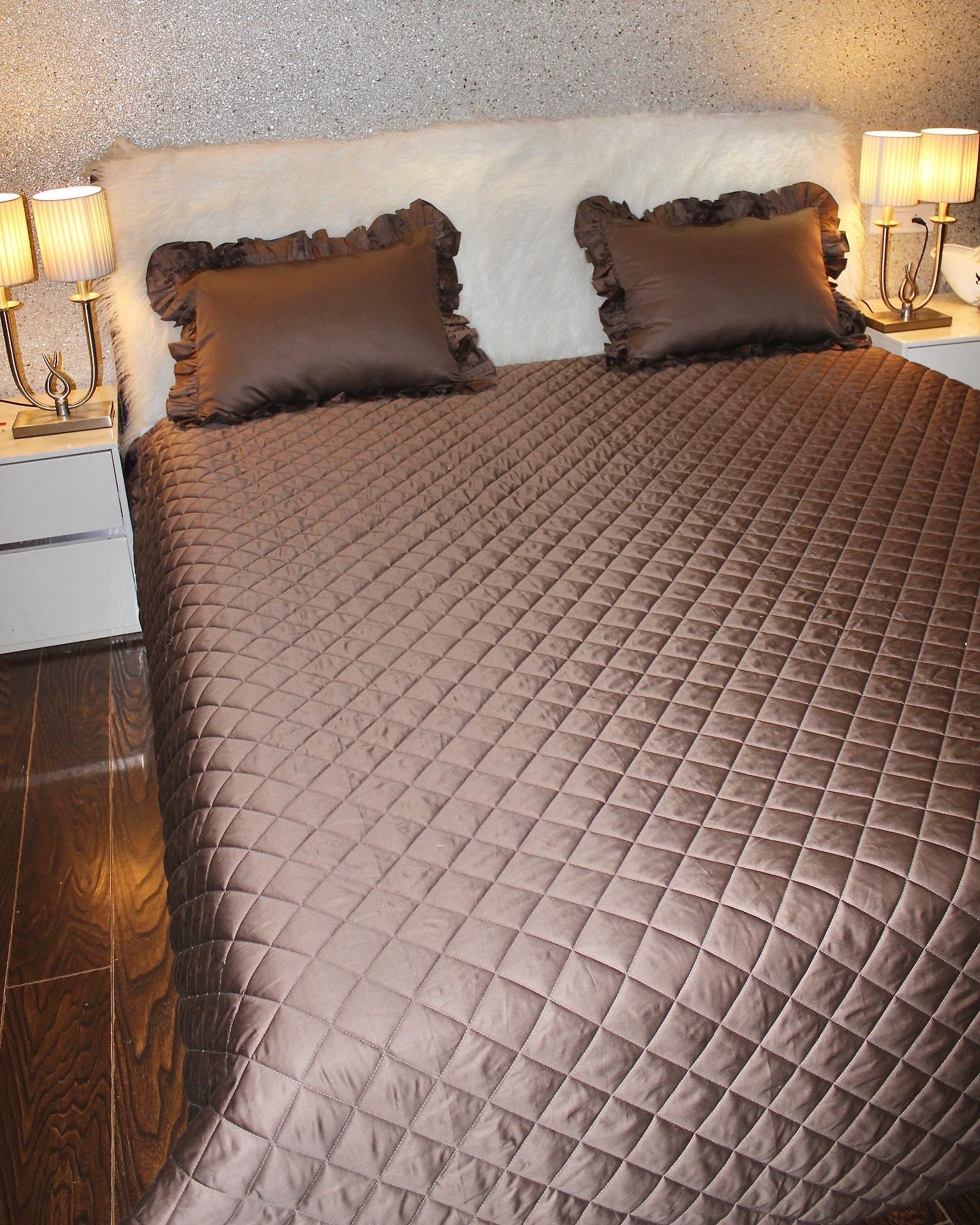 Diamond Quilted Bedcover