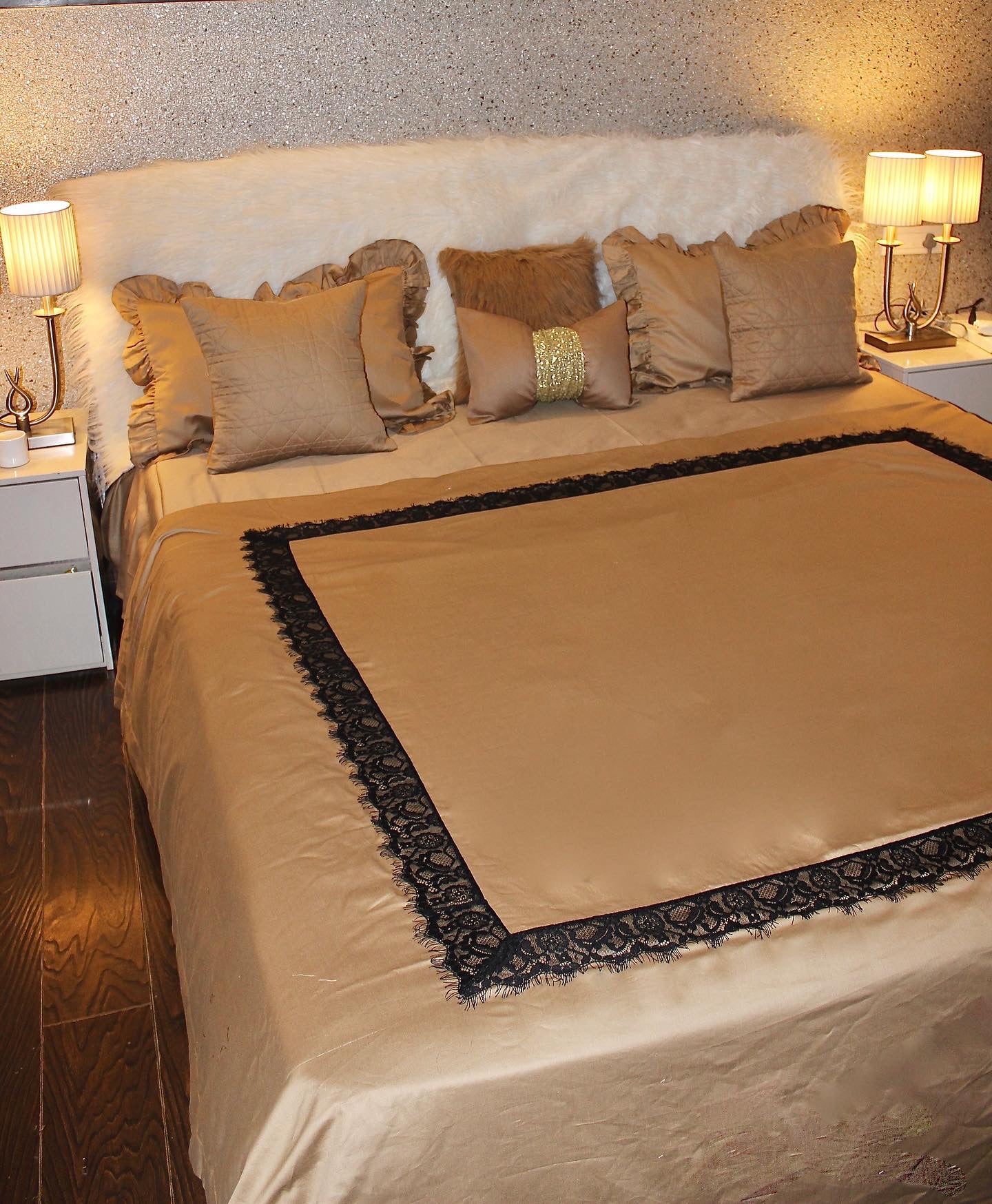 Black romance duvet cover