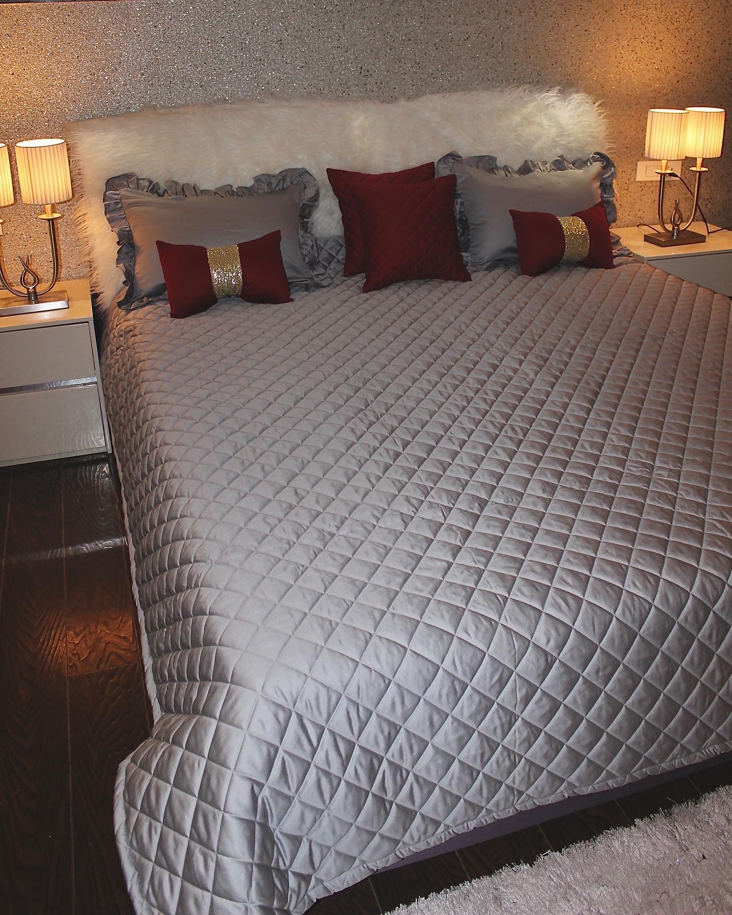 Diamond Quilted Bedcover