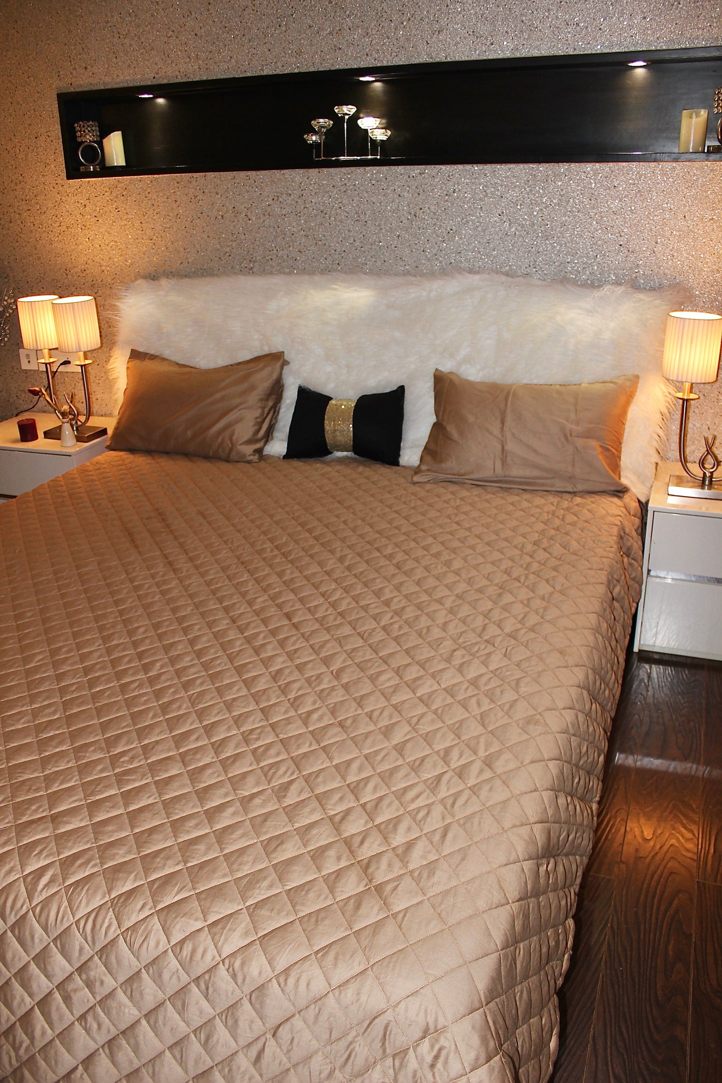 Diamond Quilted Bedcover