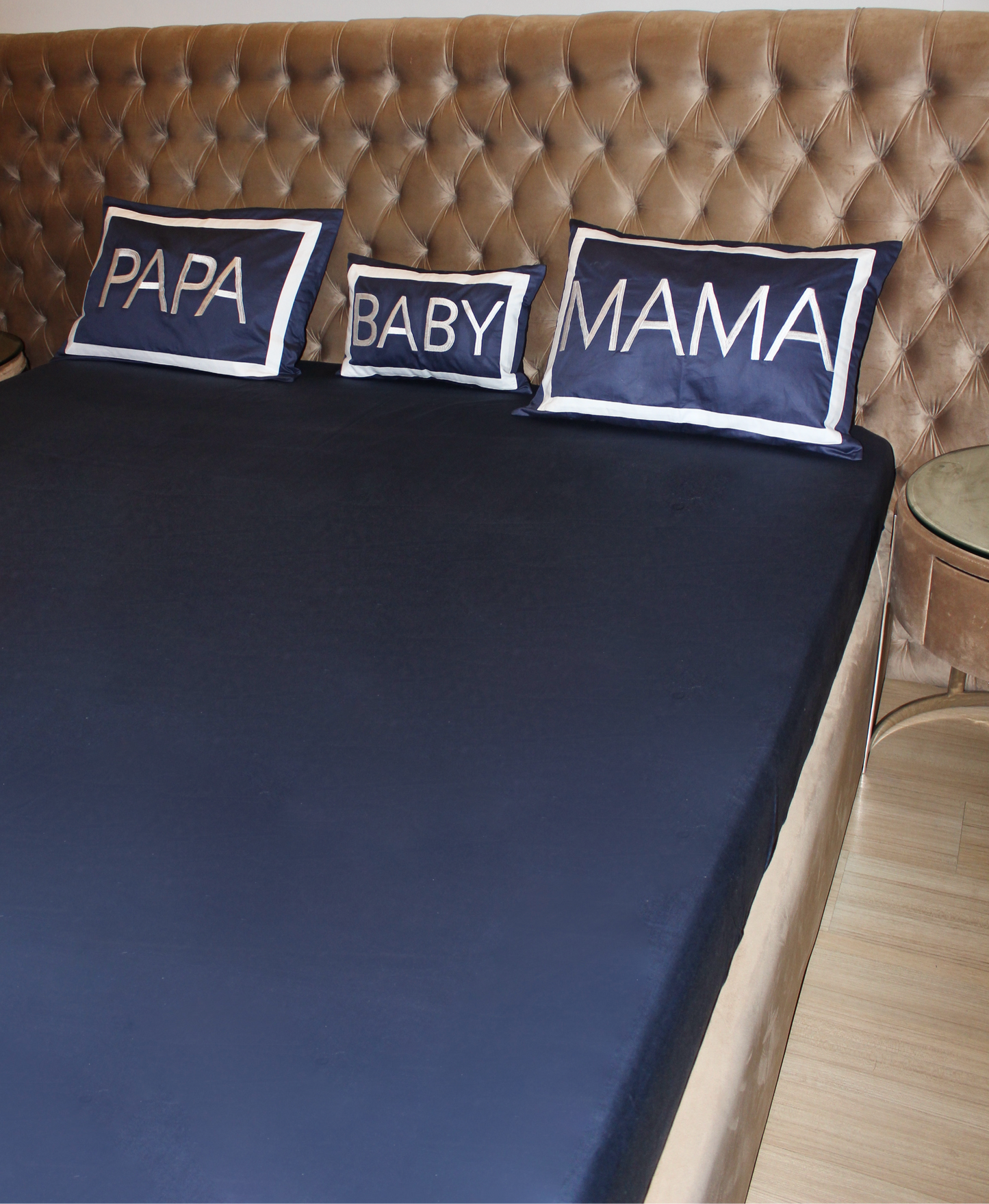 PAPA, MAMA and BABY Bedding set