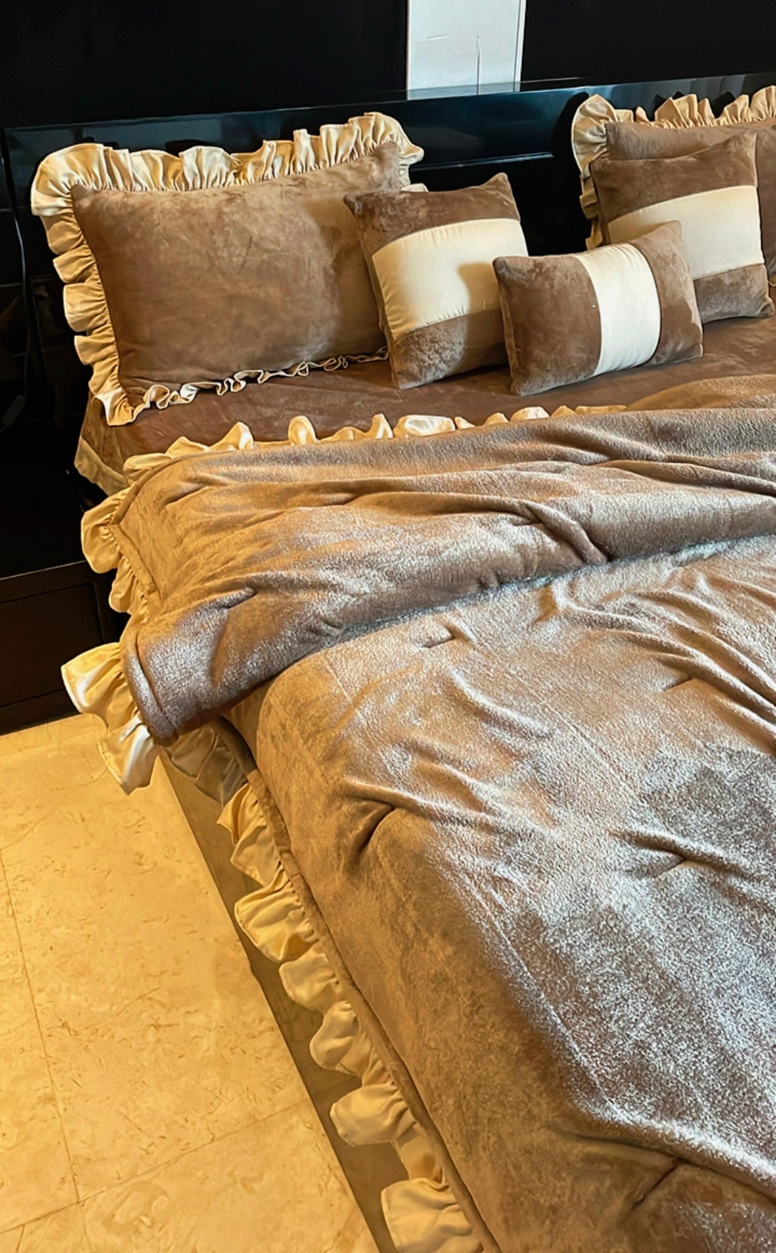Flannel bedding set