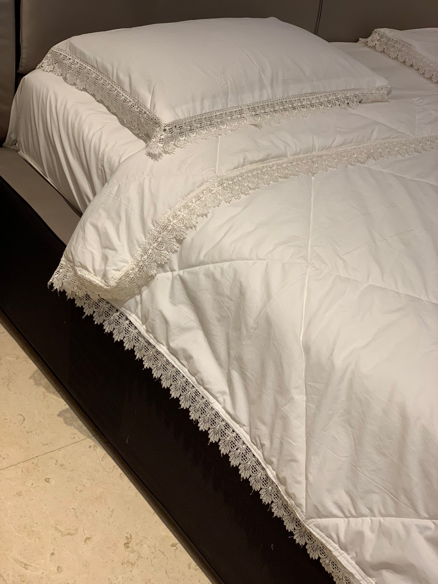 Lace comforter