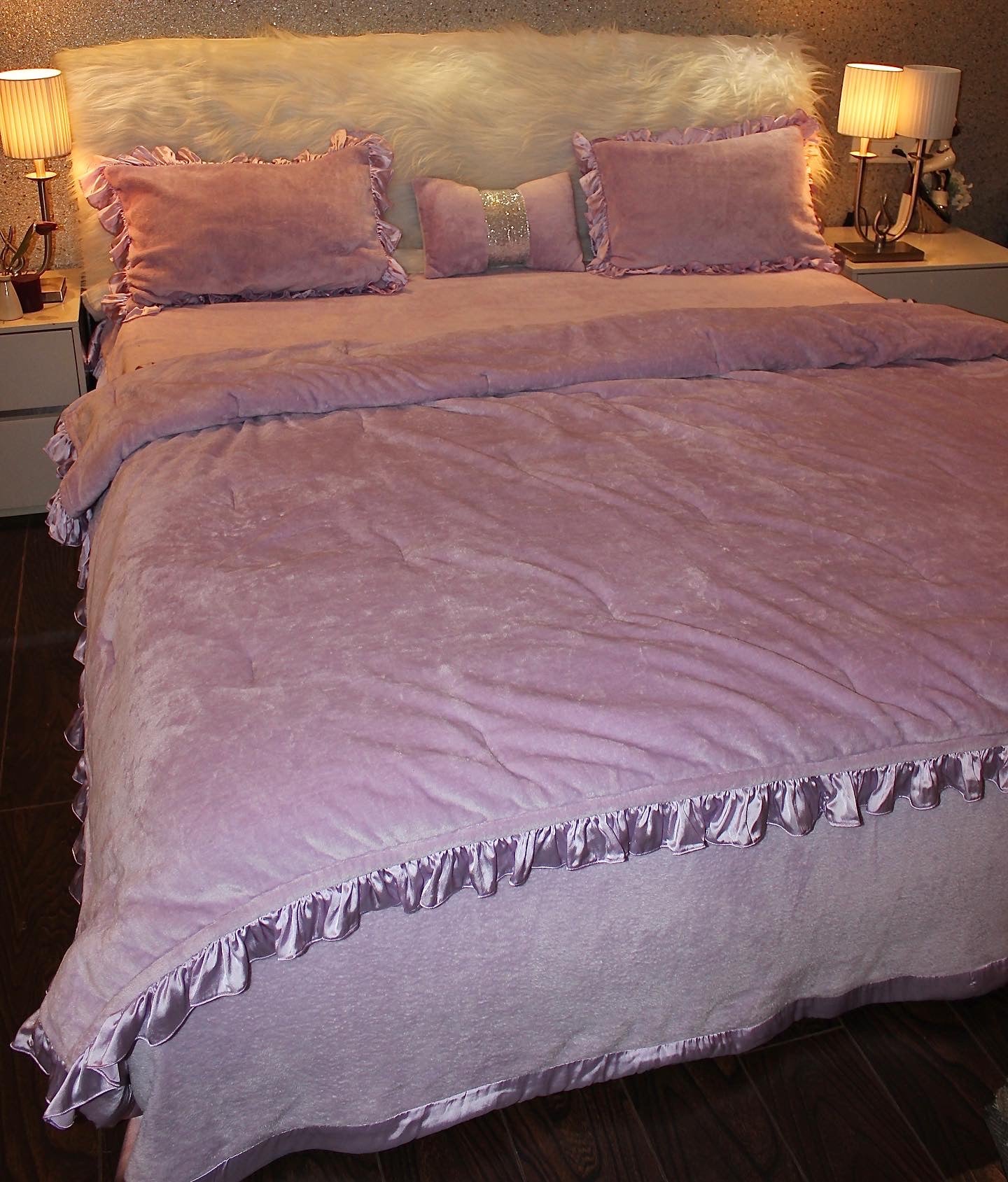Flannel bedding set