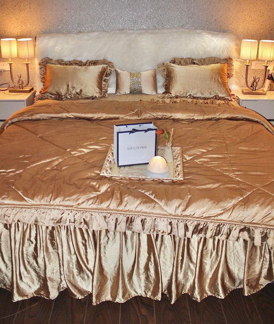 Champagne gold frill set
