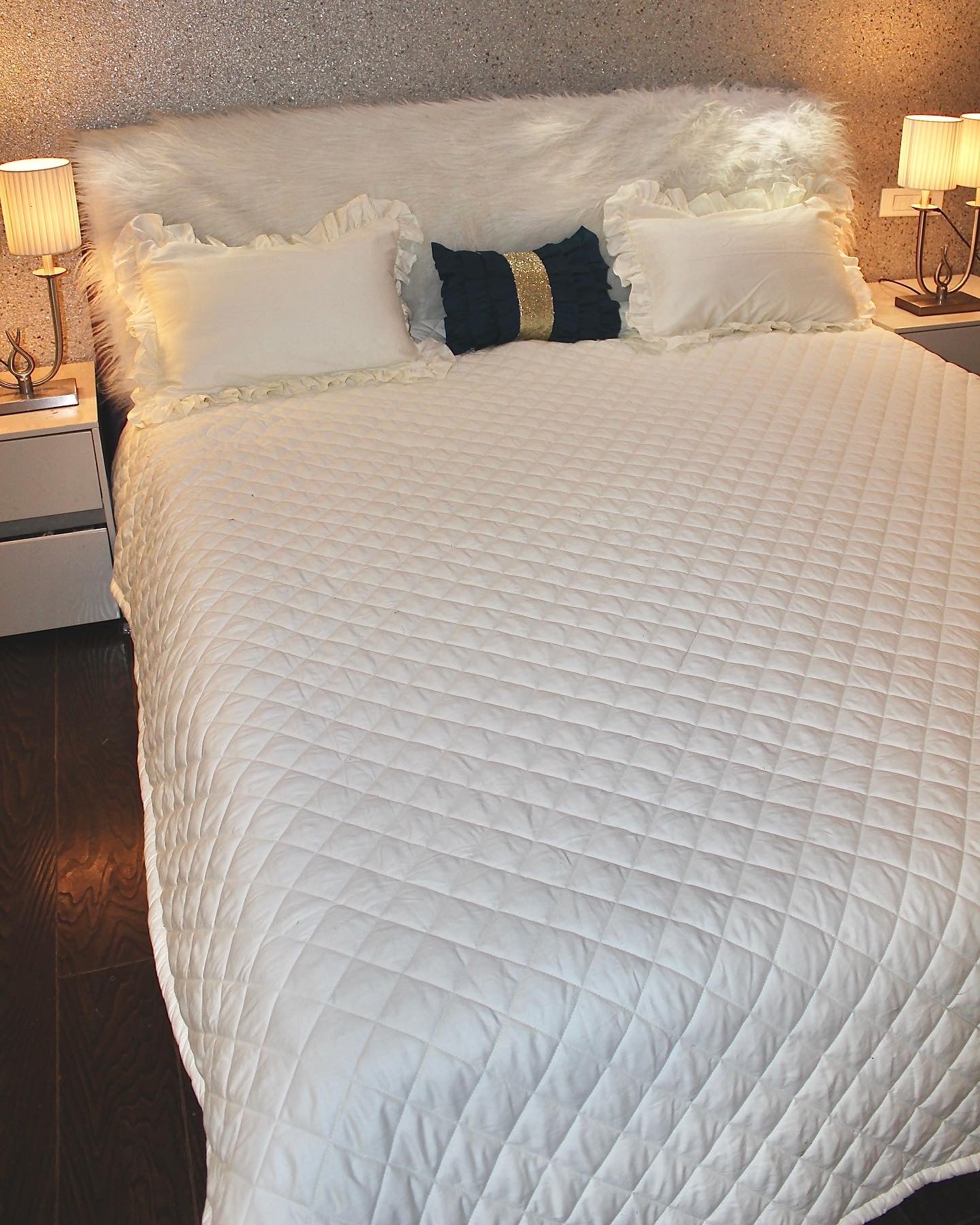 Diamond Quilted Bedcover